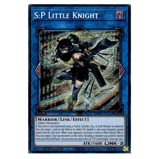 S:P Little Knight MP24-EN121 card from the Yu-Gi-Oh! set Dueling Mirrors