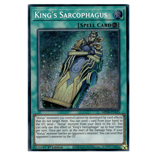 King's Sarcophagus MP24-EN125 card from the Yu-Gi-Oh! set Dueling Mirrors