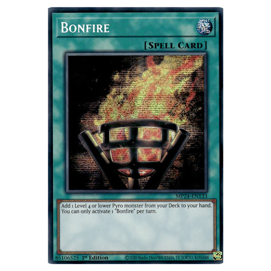 Yu-Gi-Oh! - Dueling Mirrors - Bonfire (Prismatic Secret Rare) MP24-EN133 Yu-Gi-Oh! - Dueling Mirrors - Bonfire (Prismatic Secret Rare) MP24-EN133