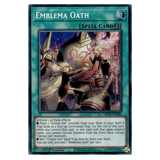 Emblema Oath MP24-EN146 card from the Yu-Gi-Oh! set Dueling Mirrors