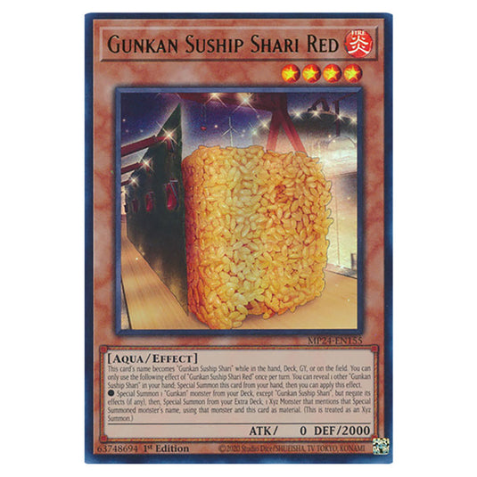 Gunkan Suship Shari Red MP24-EN155 card from the Yu-Gi-Oh! set Dueling Mirrors