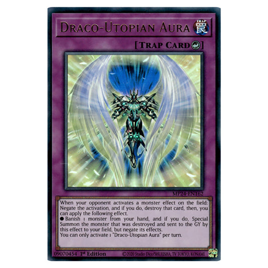 Draco-Utopian Aura MP24-EN162 card from the Yu-Gi-Oh! set Dueling Mirrors