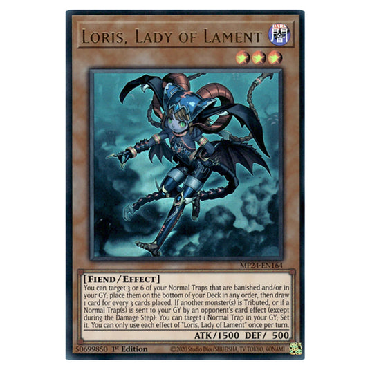 Loris, Lady of Lament MP24-EN164 card from the Yu-Gi-Oh! set Dueling Mirrors