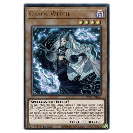 Chaos Witch MP24-EN169 card from the Yu-Gi-Oh! set Dueling Mirrors