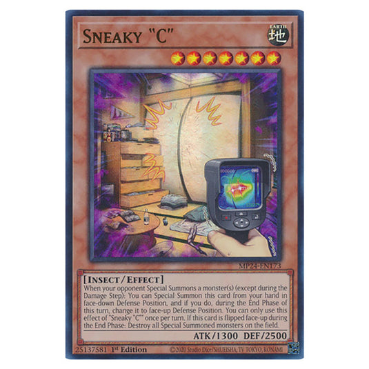 Sneaky C MP24-EN173 card from the Yu-Gi-Oh! set Dueling Mirrors