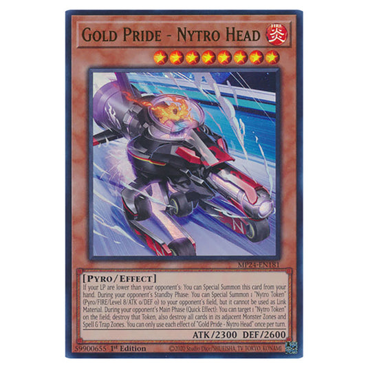 Gold Pride - Nytro Head MP24-EN181 card from the Yu-Gi-Oh! set Dueling Mirrors