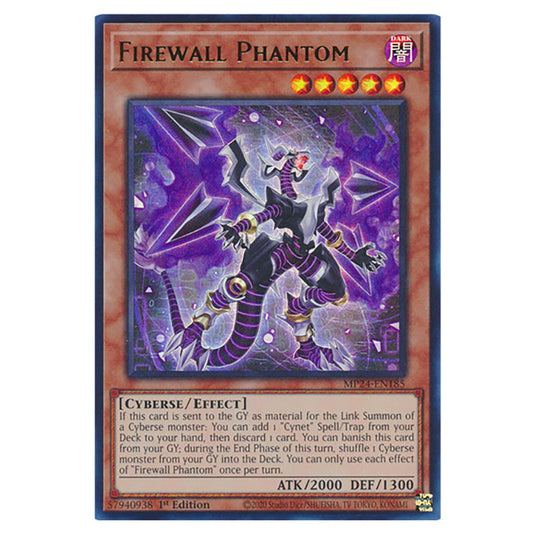 Firewall Phantom MP24-EN185 card from the Yu-Gi-Oh! set Dueling Mirrors