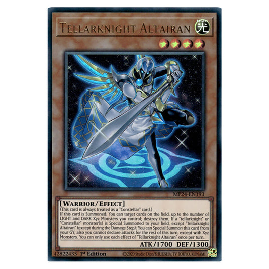 Tellarknight Altairan MP24-EN193 card from the Yu-Gi-Oh! set Dueling Mirrors