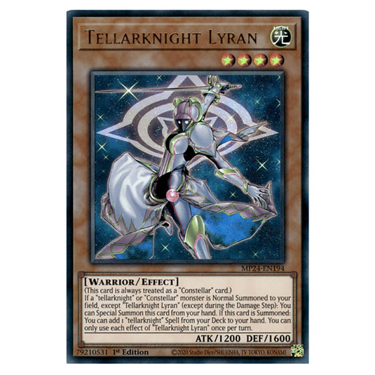 Tellarknight Lyran MP24-EN194 card from the Yu-Gi-Oh! set Dueling Mirrors