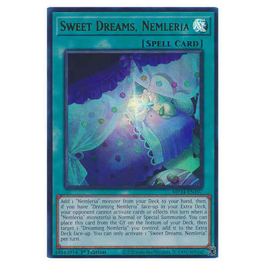 Sweet Dreams, Nemleria MP24-EN197 card from the Yu-Gi-Oh! set Dueling Mirrors