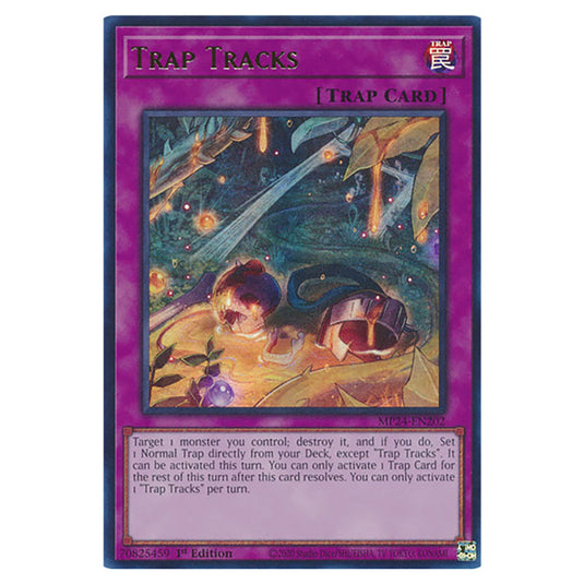 Trap Tracks MP24-EN202 card from the Yu-Gi-Oh! set Dueling Mirrors