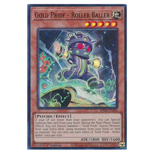 Gold Pride - Roller Baller MP24-EN204 card from the Yu-Gi-Oh! set Dueling Mirrors