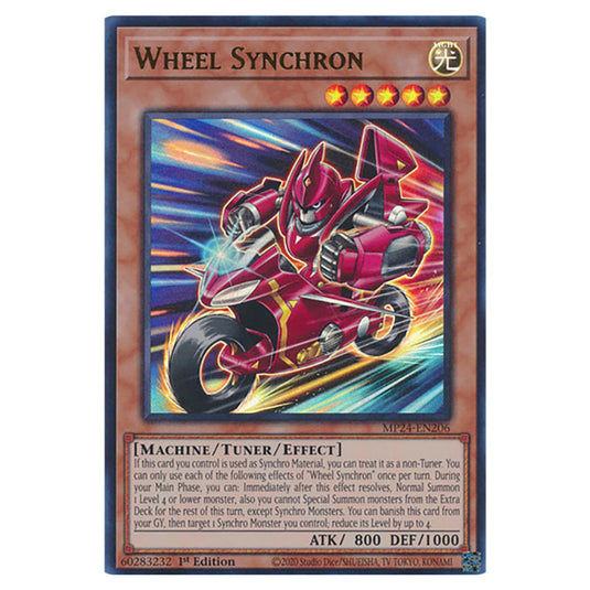 Wheel Synchron MP24-EN206 card from the Yu-Gi-Oh! set Dueling Mirrors