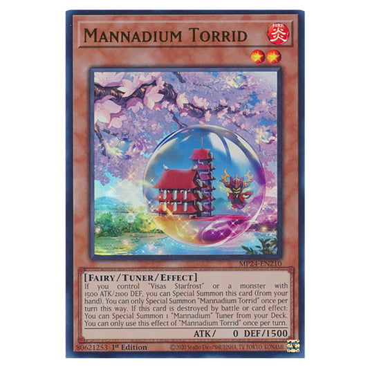 Mannadium Torrid MP24-EN210 card from the Yu-Gi-Oh! set Dueling Mirrors