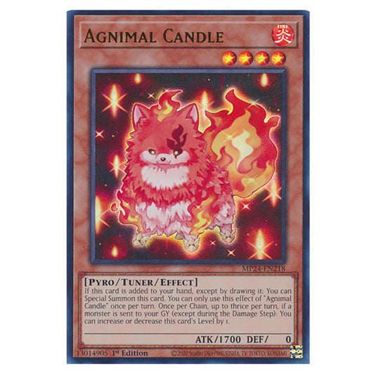 Agnimal Candle MP24-EN218 card from the Yu-Gi-Oh! set Dueling Mirrors