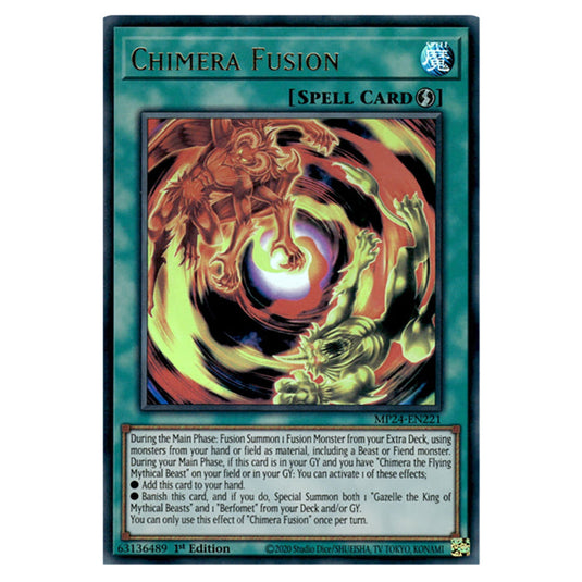 Chimera Fusion MP24-EN221 card from the Yu-Gi-Oh! set Dueling Mirrors