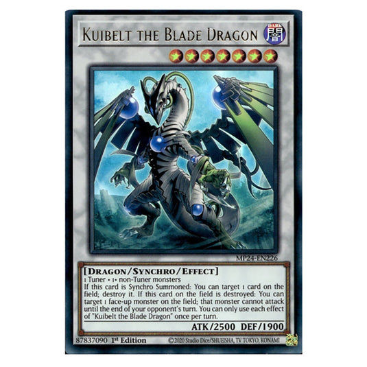 Kuibelt the Blade Dragon MP24-EN226 card from the Yu-Gi-Oh! set Dueling Mirrors