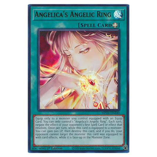 Angelica's Angelic Ring MP24-EN240 card from the Yu-Gi-Oh! set Dueling Mirrors