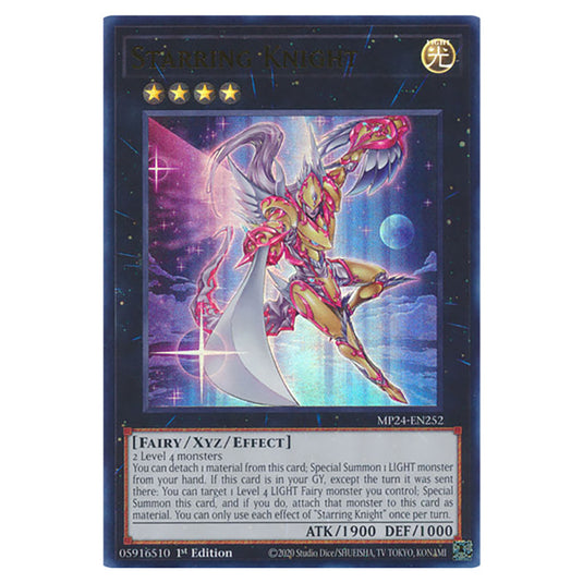 Starring Knight MP24-EN252 card from the Yu-Gi-Oh! set Dueling Mirrors