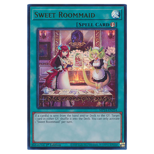 Sweet Roommaid MP24-EN254 card from the Yu-Gi-Oh! set Dueling Mirrors