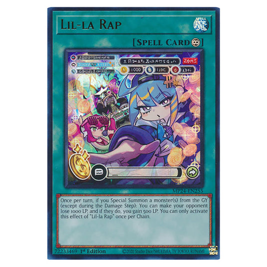 Lil-la Rap MP24-EN255 card from the Yu-Gi-Oh! set Dueling Mirrors