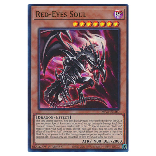 Red-Eyes Soul MP24-EN260 card from the Yu-Gi-Oh! set Dueling Mirrors