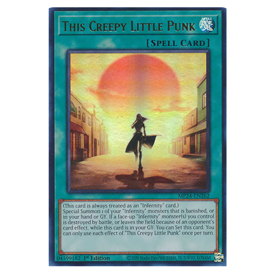 This Creepy Little Punk MP24-EN262 card from the Yu-Gi-Oh! set Dueling Mirrors