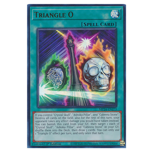 Triangle O MP24-EN273 card from the Yu-Gi-Oh! set Dueling Mirrors