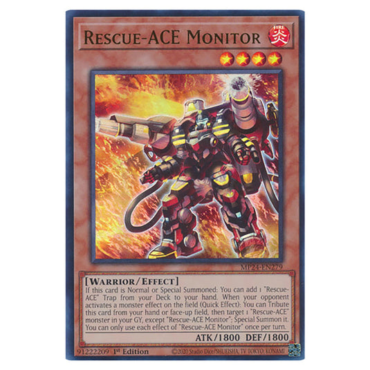 Rescue-ACE Monitor MP24-EN279 card from the Yu-Gi-Oh! set Dueling Mirrors