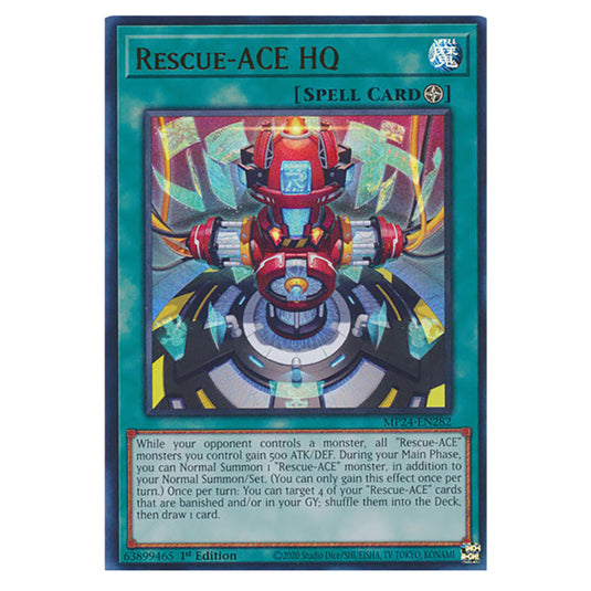 Rescue-ACE HQ MP24-EN282 card from the Yu-Gi-Oh! set Dueling Mirrors