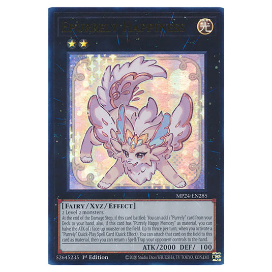 Epurrely Happiness MP24-EN285 card from the Yu-Gi-Oh! set Dueling Mirrors