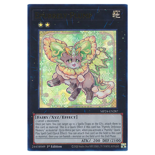 Epurrely Plump MP24-EN287 card from the Yu-Gi-Oh! set Dueling Mirrors