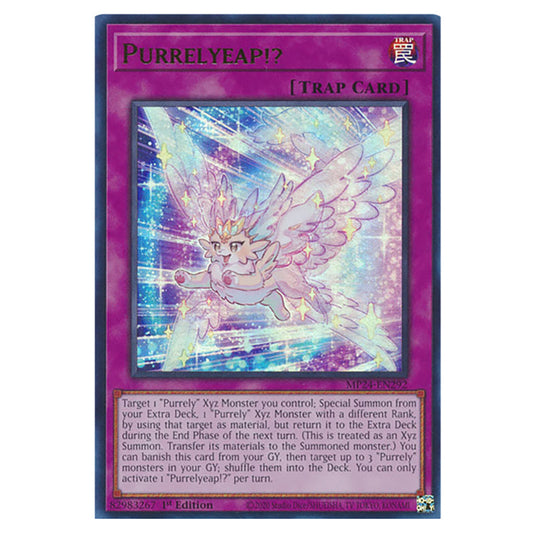 Purrelyeap!? MP24-EN292 card from the Yu-Gi-Oh! set Dueling Mirrors