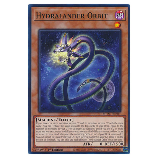 Hydralander Orbit MP24-EN301 card from the Yu-Gi-Oh! set Dueling Mirrors