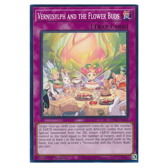 Vernusylph and the Flower Buds MP24-EN304 card from the Yu-Gi-Oh! set Dueling Mirrors