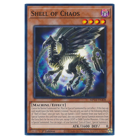 Shell of Chaos MP24-EN308 card from the Yu-Gi-Oh! set Dueling Mirrors