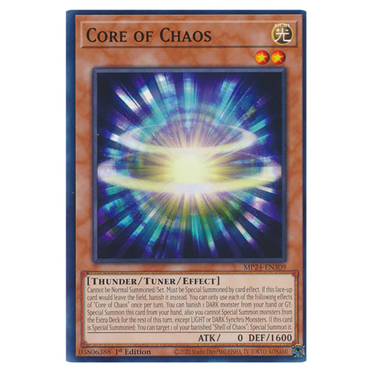 Core of Chaos MP24-EN309 card from the Yu-Gi-Oh! set Dueling Mirrors