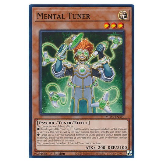 Mental Tuner MP24-EN310 card from the Yu-Gi-Oh! set Dueling Mirrors