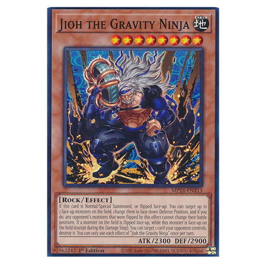 Jioh the Gravity Ninja MP24-EN313 card from the Yu-Gi-Oh! set Dueling Mirrors