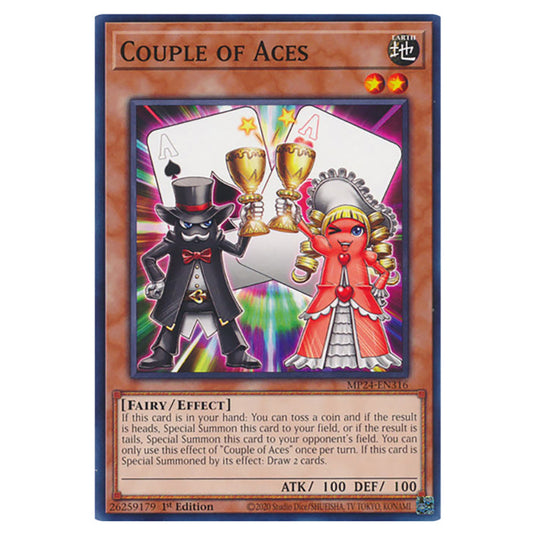 Couple of Aces MP24-EN316 card from the Yu-Gi-Oh! set Dueling Mirrors