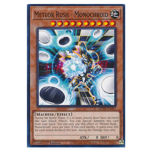 Meteor Rush - Monochroid MP24-EN317 card from the Yu-Gi-Oh! set Dueling Mirrors