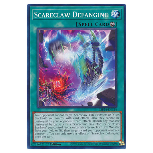 Scareclaw Defanging MP24-EN324 card from the Yu-Gi-Oh! set Dueling Mirrors