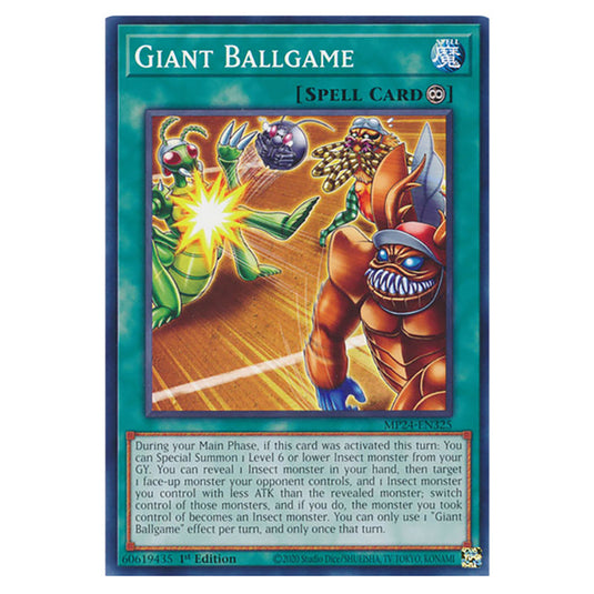 Giant Ballgame MP24-EN325 card from the Yu-Gi-Oh! set Dueling Mirrors