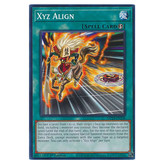 Xyz Align MP24-EN336 card from the Yu-Gi-Oh! set Dueling Mirrors