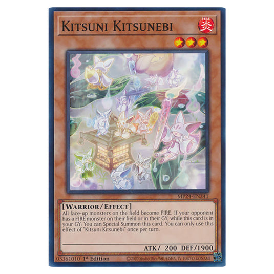 Kitsuni Kitsunebi MP24-EN341 card from the Yu-Gi-Oh! set Dueling Mirrors