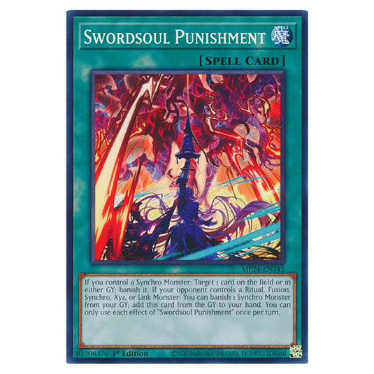 Swordsoul Punishment MP24-EN345 card from the Yu-Gi-Oh! set Dueling Mirrors