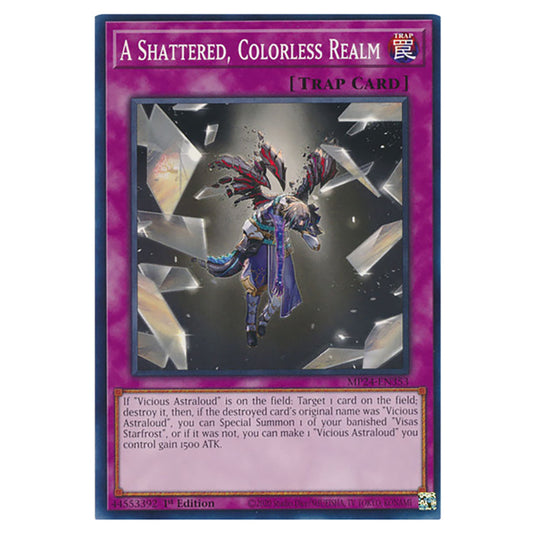 A Shattered, Colorless Realm MP24-EN353 card from the Yu-Gi-Oh! set Dueling Mirrors