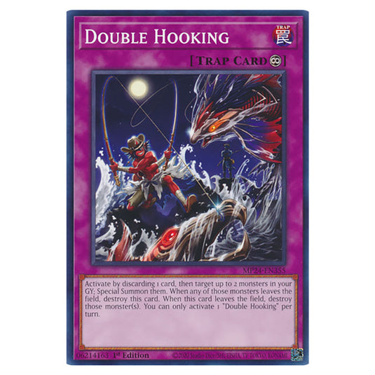 Double Hooking MP24-EN355 card from the Yu-Gi-Oh! set Dueling Mirrors