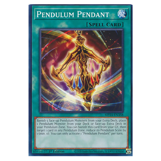 Pendulum Pendant MP24-EN358 card from the Yu-Gi-Oh! set Dueling Mirrors