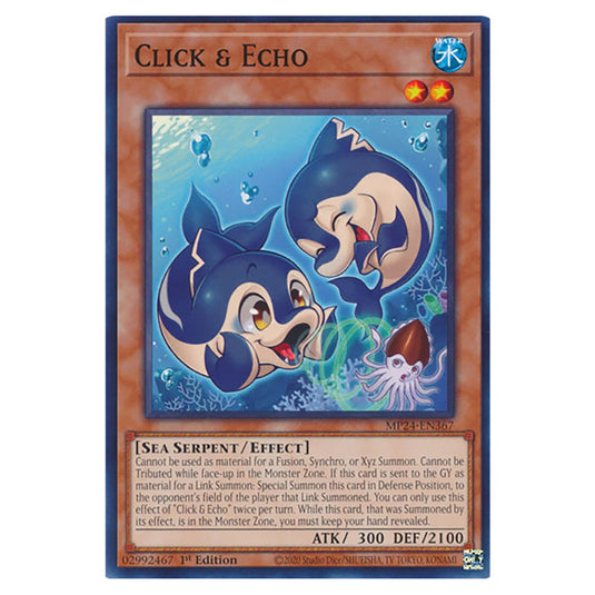 Click & Echo MP24-EN367 card from the Yu-Gi-Oh! set Dueling Mirrors